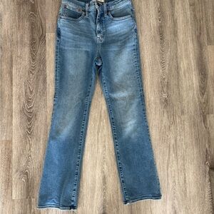 Madewell Women's Cali Demi-Boot Blue Jeans